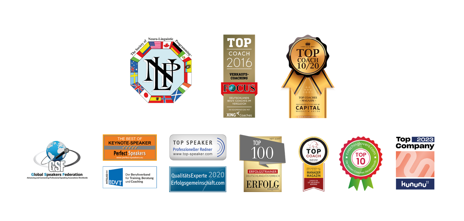 Auszeichnungen von Marc Galal