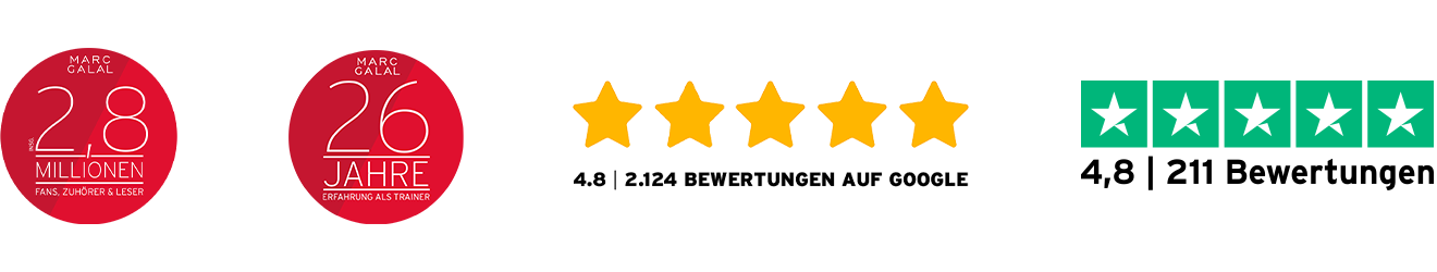 Siegel & Bewertungen Banner